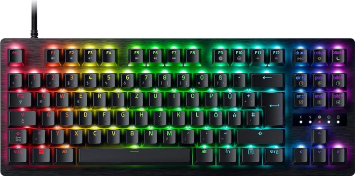 Razer Huntsman V3 Tenkeyless 8KHz Gaming-Tastatur, RGB, analog-optische Switches - schwarz, ISO (DE)