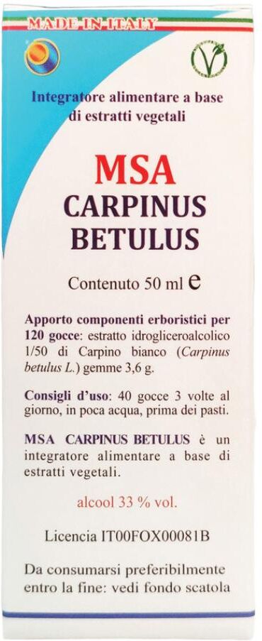 HERBOPLANET Srl MSA CARPINUS BETULUS 50ML