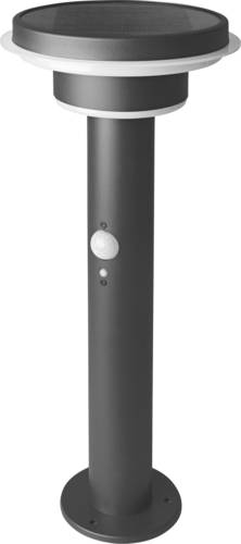 OSRAM ENDURA STYLE SOLAR DOUBLE CIRCLE 40cm Post Sensor Double Circle 6W Black 4099854455520 LED-Außenwandleuchte 6.00W Schwarz