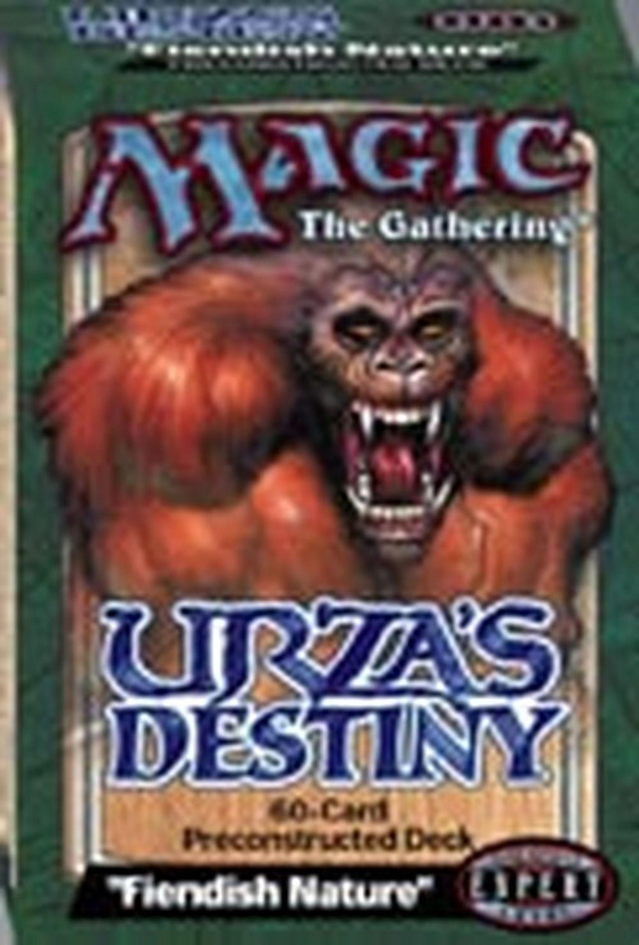 Magic: The Gathering Urzas Destiny: Fiendish Nature Theme Deck