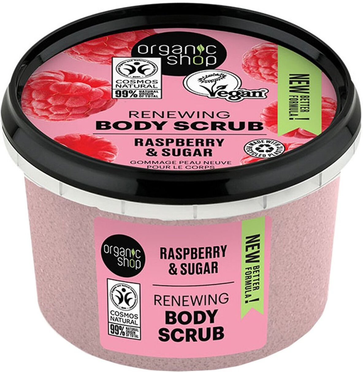 ORGANIC SHOP Raspberry & Sugar Body Scrub 250ml