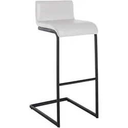 CLP Barhocker Newport Kunstleder B - Farbe: weiß, Material: Kunstleder