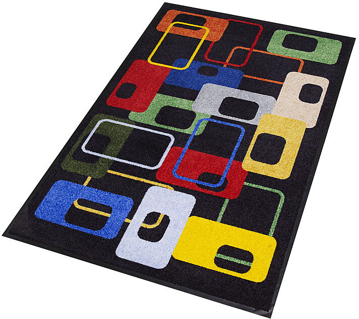 Design-Schmutzfangmatte, Modern-70s-Design, LxB 1500 x 900 mm NOTRAX