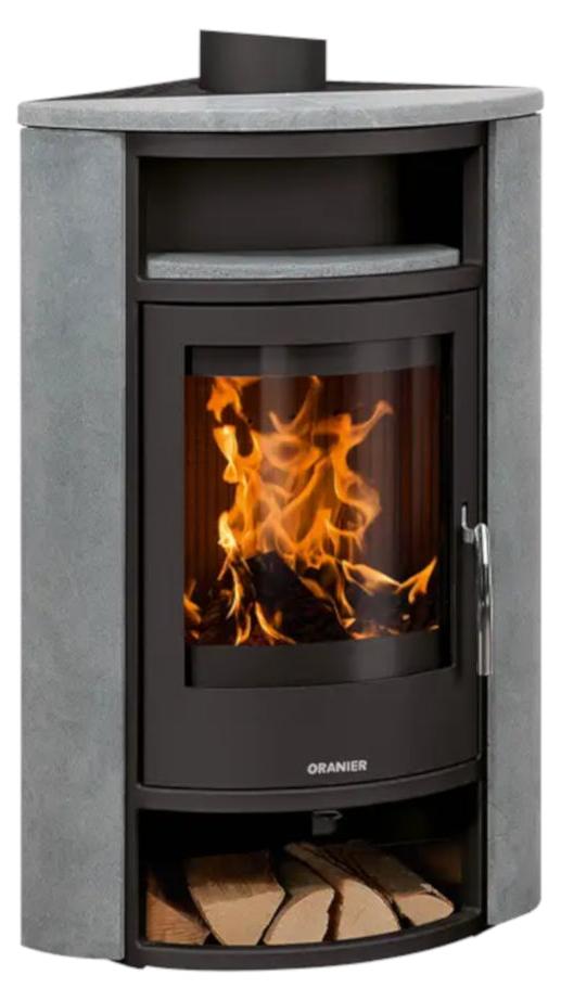 Oranier Kaminofen | Polar Eck | 6,5 kW | Speckstein