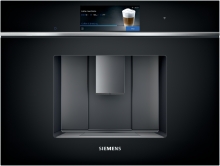 Siemens CT718L1B0 Einbau Kaffeevollautomat schwarz TFT-Full-Touchdisplay coffeeWorld aromaSelect Favoriten