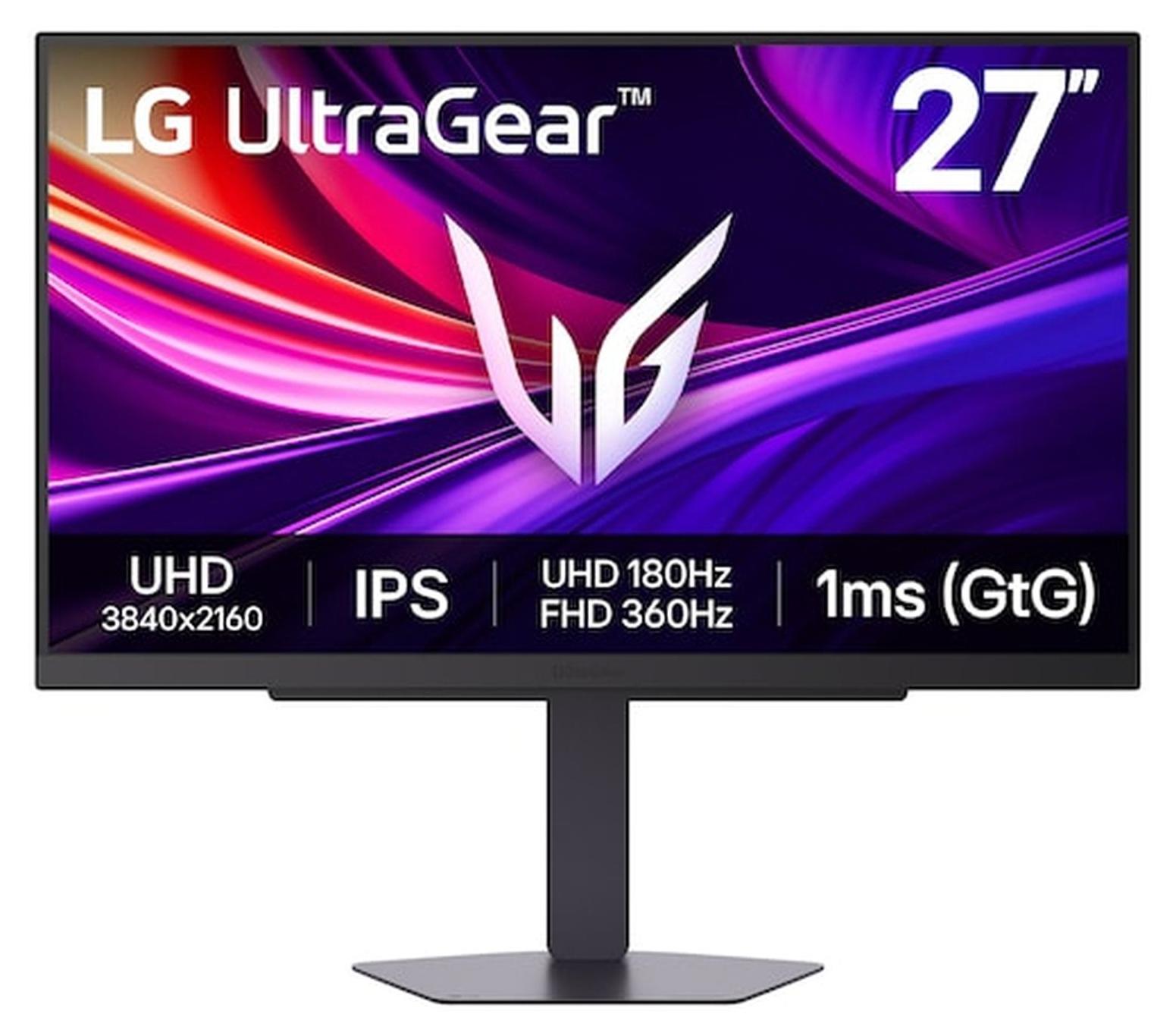 LG 27G810A-B, 68,6 cm (27"), 3840 x 2160 Pixel, 4K Ultra HD, LCD, 1 ms, Schwarz