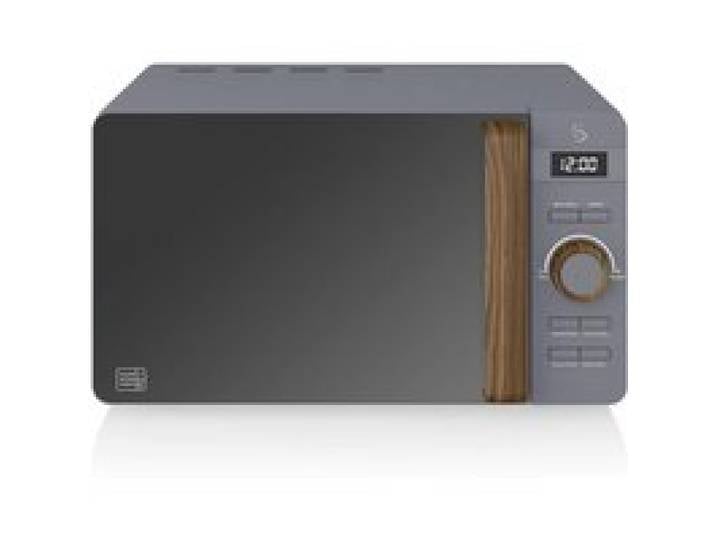 Micro-ondes - SWAN - SM22036GRYNEUN - 800 W - 20 L - Gris ardoise