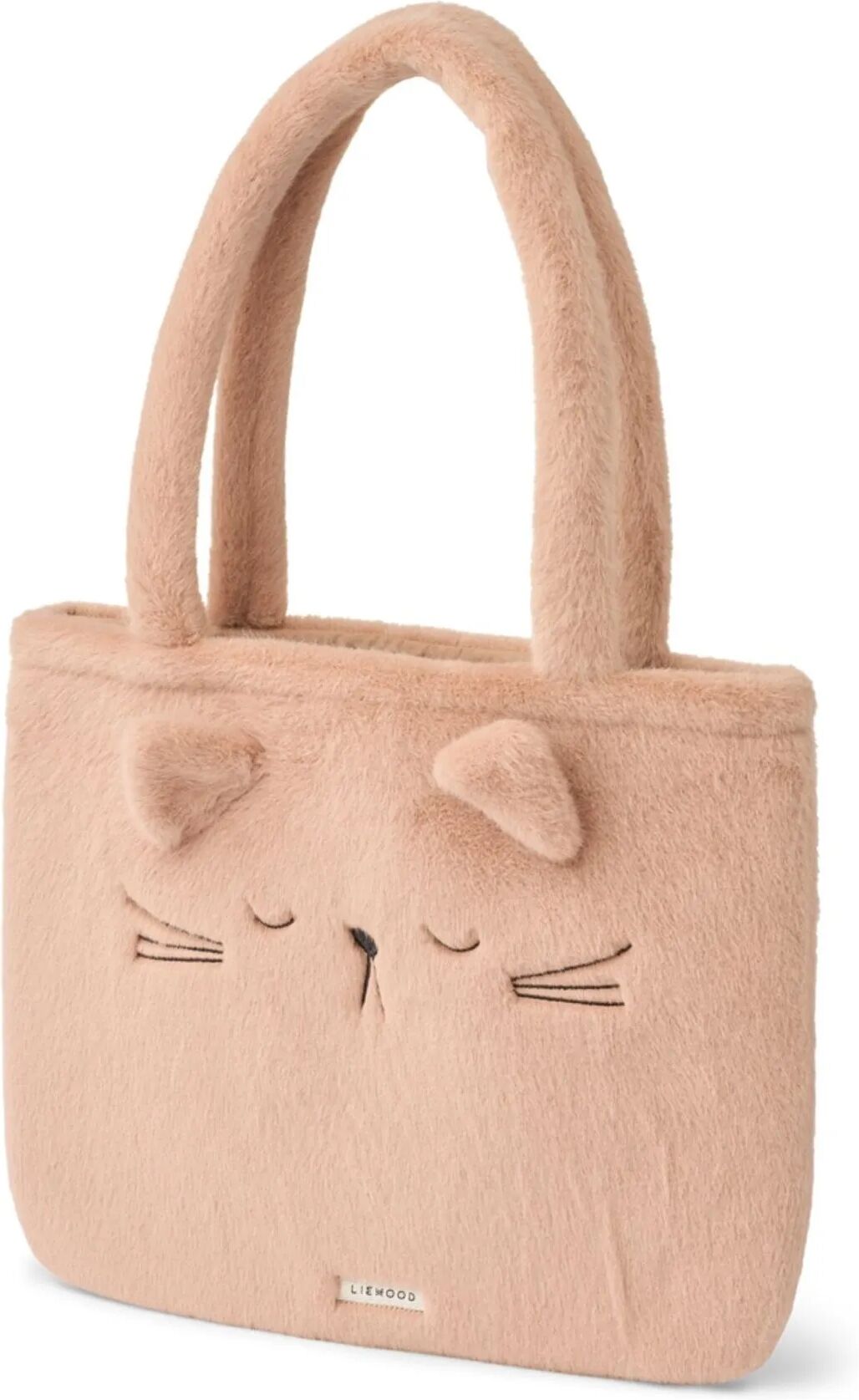 Liewood Tote Bag Façon Fourrure Lexi Chat Coton Bio Rose taille unique