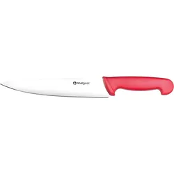 Stalgast Küchenmesser, HACCP, Griff rot, Edelstahlklinge 22 cm