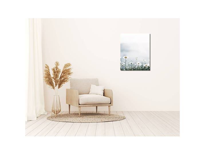 Tableau déco Alpine Meadow Alu-Dibond Multicolore 40 x 50cm