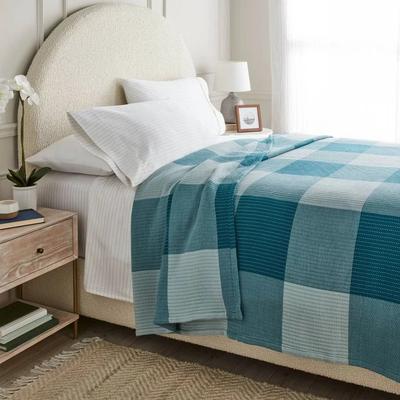 All Categories Goods Blue Oversized Gingham Full Queen Spring Matelasse Blanket, Soft & Durable, Threshold, Eco Friendly Fabric Blue Oversized Gingham Full Queen Spring Matelasse Blanket, Soft & Durable, Threshold, Eco Friendly Fabric