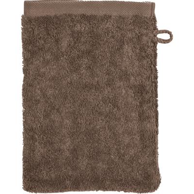 Waschhandschuh ROSS "Sinfonie", grau (taupe), B:16cm L:22cm, Frottier, Handtücher, in modernen Unifarben