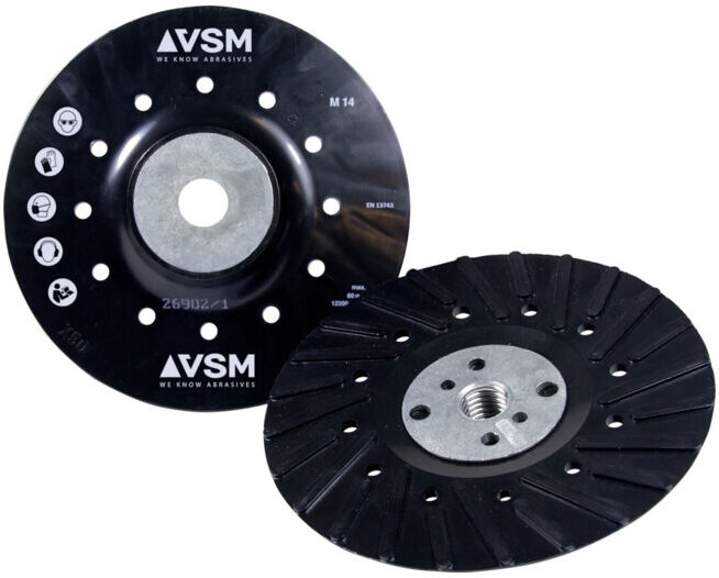 VSM TURBO PAD 1 disque de support rainuré M14 115mm (731302)
