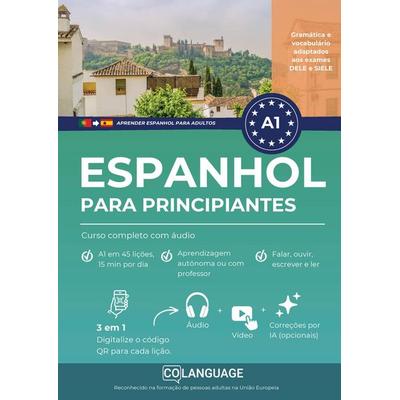 Aprender espanhol A1 para principiantes. Curso completo com áudio, Taschenbuch von CoLanguage Academy, CoLanguage Publishing