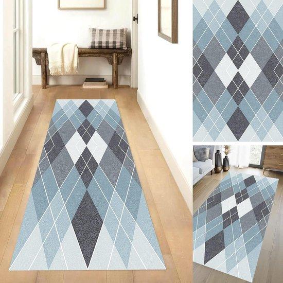 Halteseil - Klein Tuch - Flecken Fangen - Antislip Gummi Rückseite - 80 x 400 cm - Geometrisch