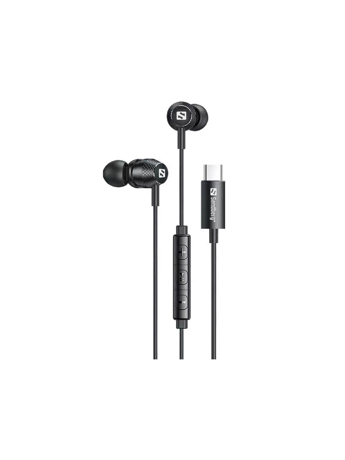 Sandberg USB-C/A In-Earset with Line-Mic