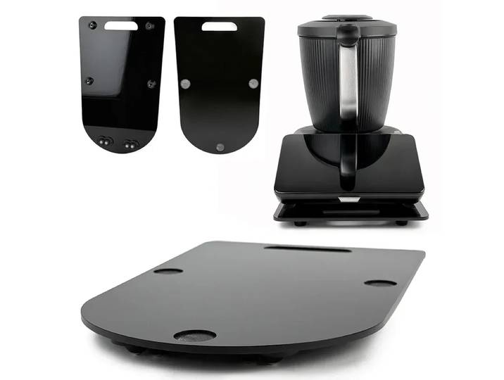 Base de skateboard avec roues pour machine Thermomix TM7, compatible avec la machine de cuisine/mixeur TM7, base mobile