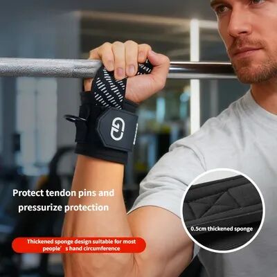 Market Central Adjustable Weightlifting Wrist Straps For Strength Training Gym Lifting Support Adjustable Weightlifting Wrist Straps For Strength Training Gym Lifting Support
