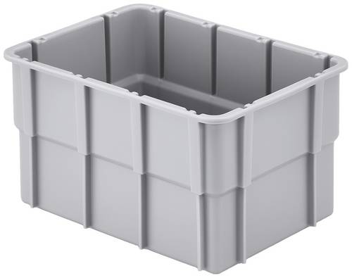 Alutec 75220 Einsatzkasten stapelbar (L x B x H) 181 x 131 x 101mm Grau 1St.