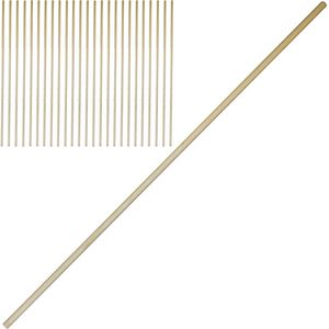 Nölle Stiel 00450200, 130 cm, ohne Gewinde, aus Holz, 25 Stück