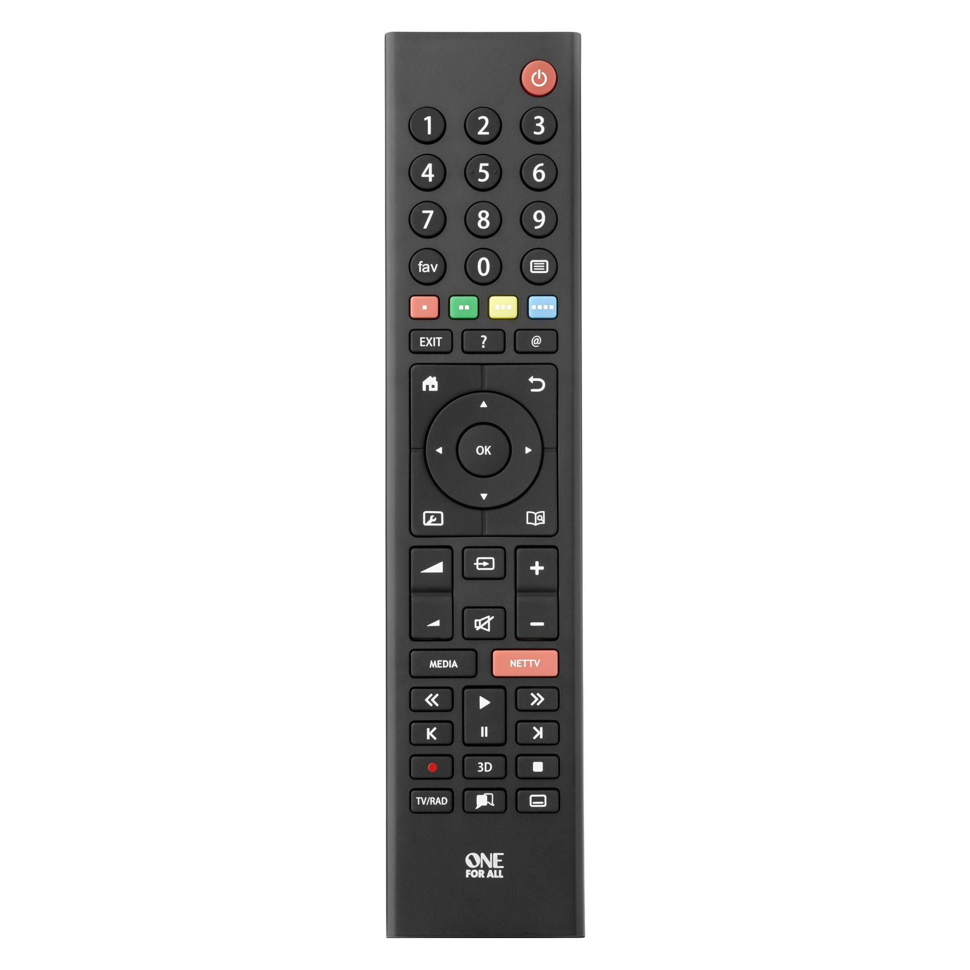 One for All Grundig TV Ersatzfernbedienung (Universal Fernbedienung, Infrarot) (URC1915)