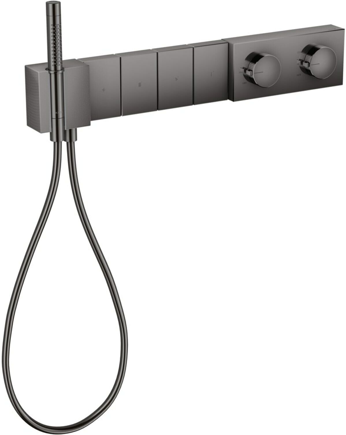 Hansgrohe Fertigset Select Axor Edge UP-Thermostat, 4 Verb, Dia.Schl, pol. bla vc (46721330)