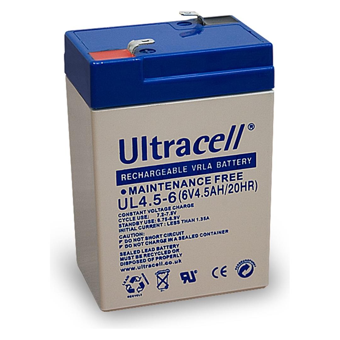 Ultracell Bleiakku 6 V, 4,5 Ah UL4.5-6 (4500 mAh) (46758)
