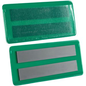Sprintis Kennzeichnungstasche 110 x 50mm, magnetisch, grün, 10 Stück