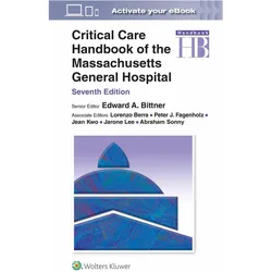 Critical Care Handbook of the Massachusetts General Hospital, Fachbücher von Edward A Bittner