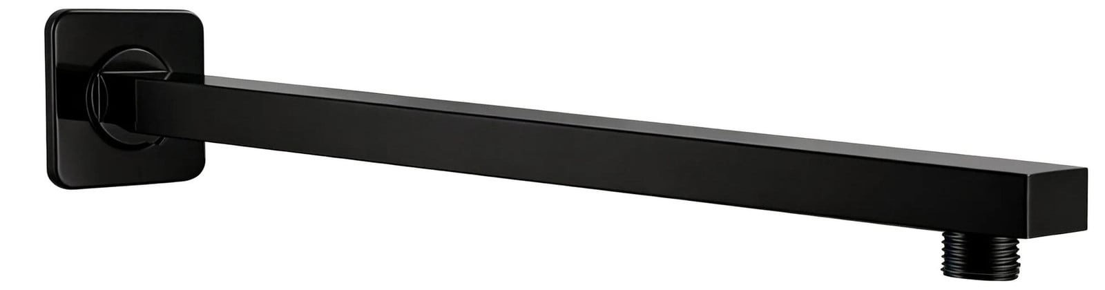 Rea Vierkante Douchearm Js-9022b Black 40cm