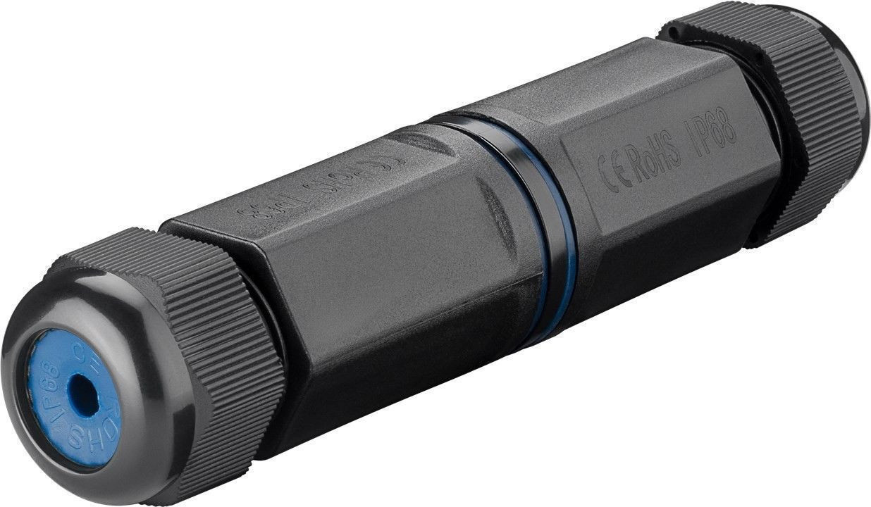 Microconnect KON523 RJ45 Cat6 connector, zwart, 1 stuk
