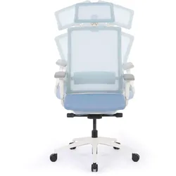 Orthopädischer Bürostuhl BALANCEA, blau