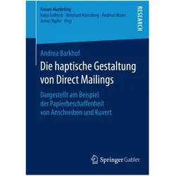 Die haptische Gestaltung von Direct Mailings, Fachbücher von Andrea Barkhof