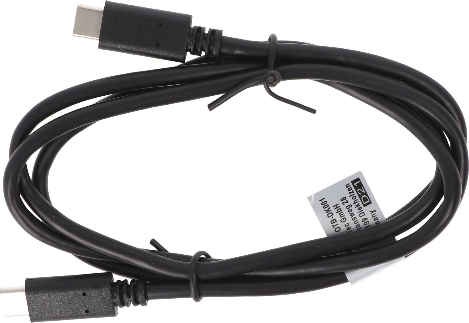 AccuCell USB-C naar USB-C kabel, USB 2.0 datakabel met oplaadfunctie voor alle USB-C apparaten