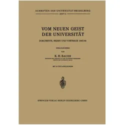 Vom Neuen Geist der Universität, Fachbücher
