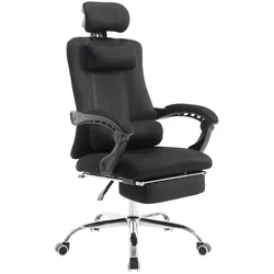 TPFLiving Bürostuhl Fellow Stoff in Netzoptik Blau