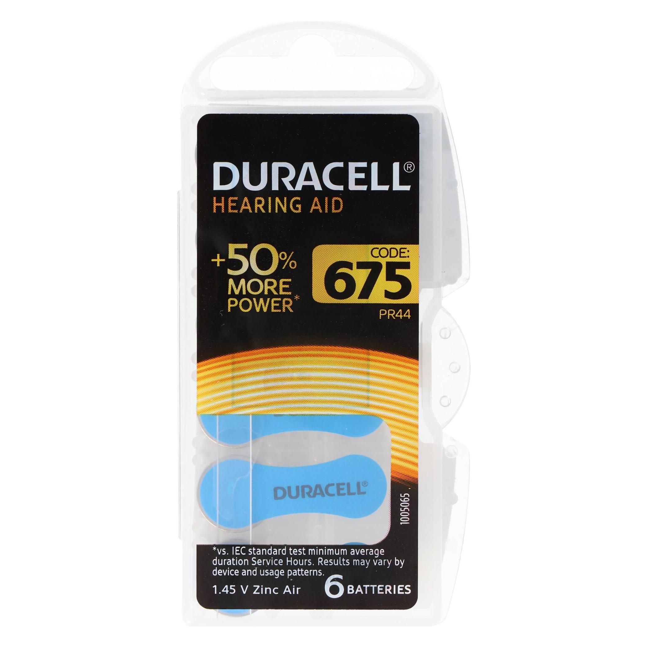 Duracell Hörgerätebatterie Activair 675 (6 Stk., 675, 630 mAh) (174649)