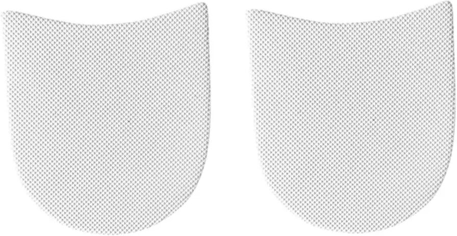 INF Fersen-Sohlen-Patches 2 Paare - Gummi rutschfeste verschleißfeste Fersenpolster für Leder, Sandalen, Segeltuchschuhe, Weiß
