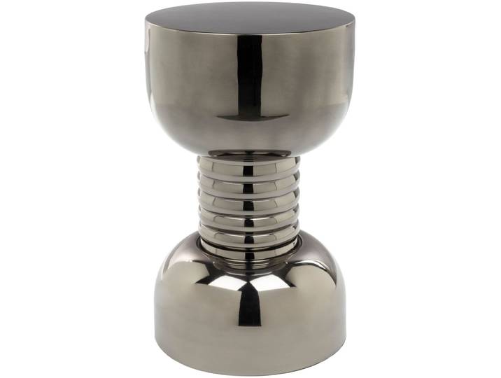 Bold Monkey Gonna Make You Sweat Bijzettafel Rond 29 cm Metaal Zilver