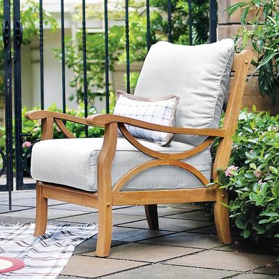 Sarasota Teak Outdoor Lounge Chair - Grandin Road