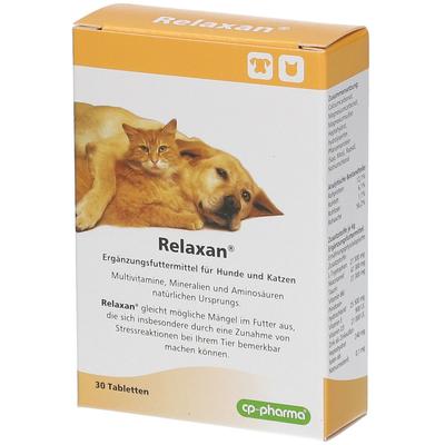 CP Relaxan Erg.Futterm.Tabletten f.Hunde/Katzen 30 St Tabletten
