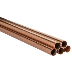 Kupferrohr 8 x 1,0 mm - halbhart, blank - DVGW-geprüft - Stange 1 m