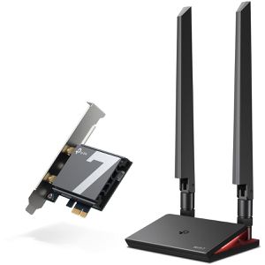 TP-Link Netzwerkkarte BE9300, Archer TBE550E, PCI Express x1, Wi-Fi 7, 9328 Mbit/s, 6 GHz & 5 GHz & 2,4 GHz, mit Bluetooth