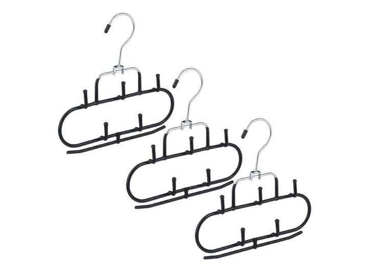 Relaxdays 9 x Gürtelhalter mit 5 Haken