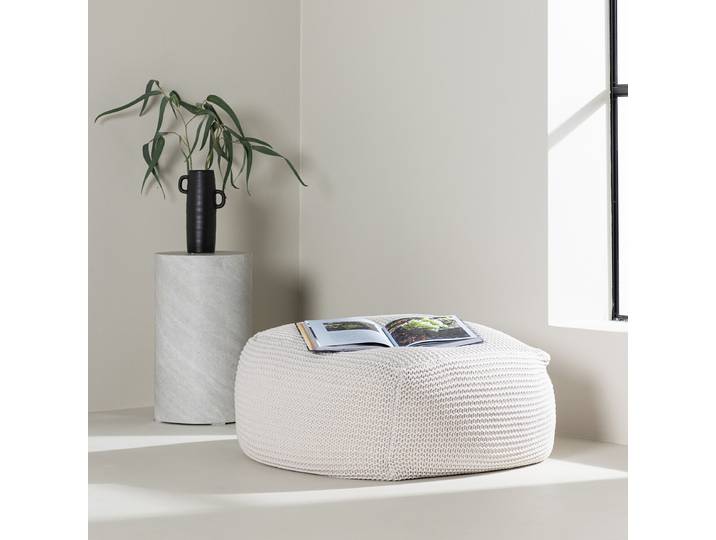 Pouf Luca 60 x 40 x 60cm Beige