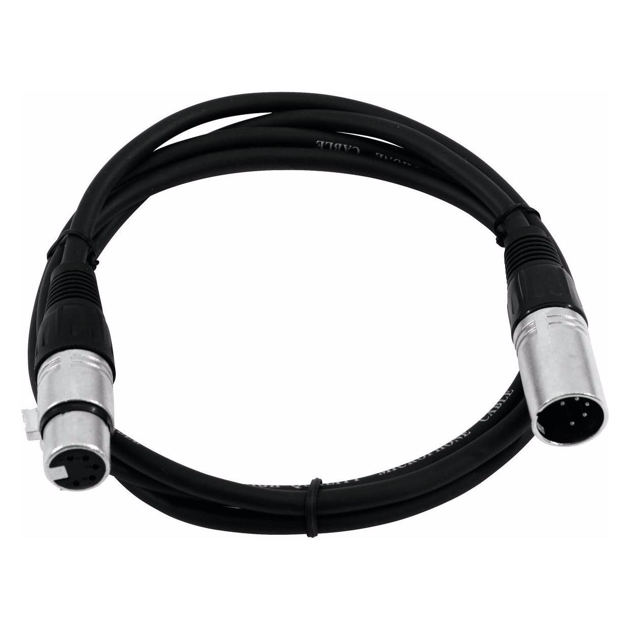 Omnitronic XLR Kabel 5pol 1,5m sw (1.50 m, XLR Kabel) (30220765)