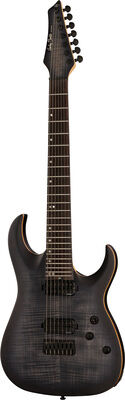 Harley Benton Amarok-7 BKNT Flame Burst Black Natural Flame Burst matt