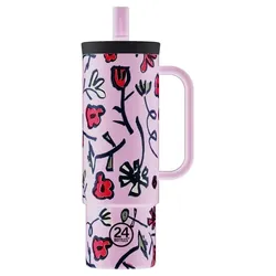 24Bottles Straw Cup Fiore Di Campo 800ml