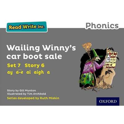 Read Write Inc. Phonics: Wailing Winny's Car Boot Sale (Grey Set 7 Storybook 6), Taschenbuch von Gill Munton, Oxford University Press,