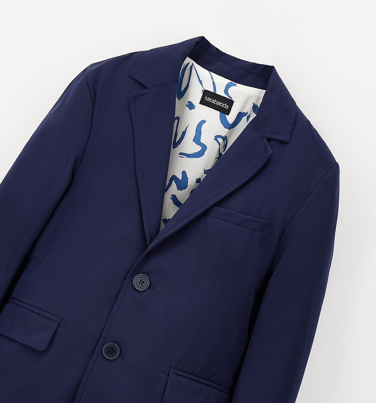Sakko SARABANDA "BOY JACKET", Jungen, Gr. 110, navy, 100% Polyester, Sakkos Sakko